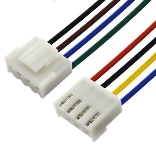 3.96mm Pitch VHR-4N Male 4 Pin VH Series JST Wiring Harness 